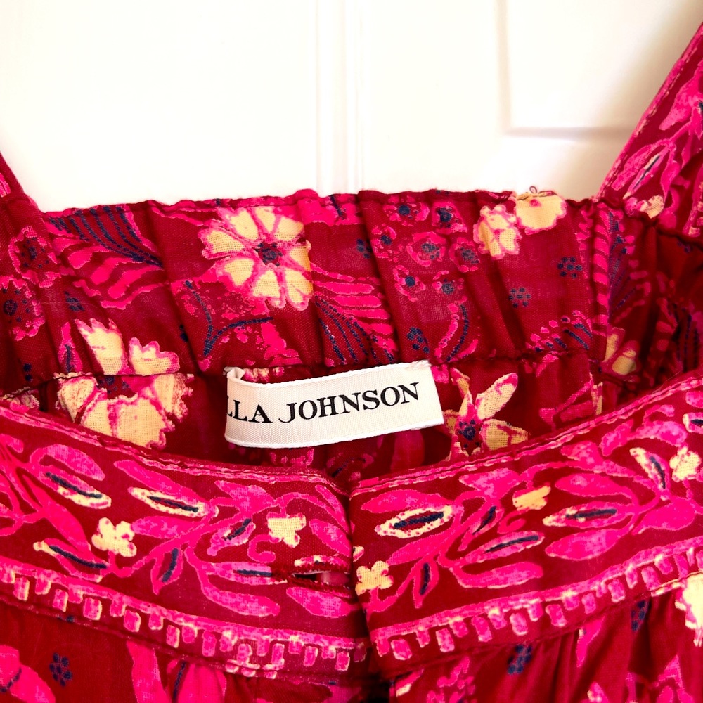 Ulla Johnson Girls Kids Floral Jumpsuit size 12